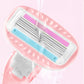 2Pcs Mini Travel Razor 5-Blade Shaving Razor With Storage Case For Women