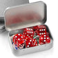 6 PCS Rectangular Small Tin Box with Hinged Lid Portable Storage Box for Candies Tea