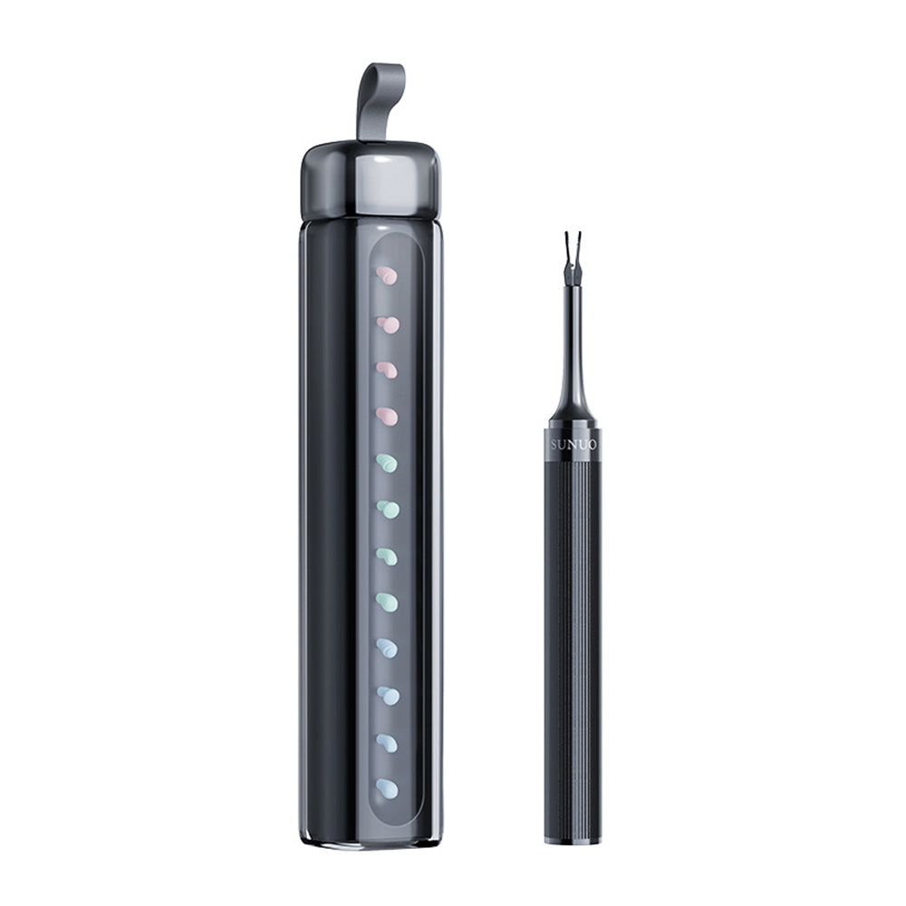 2-in-1 Visual Ear Wax Removal Tool with Ear Scoop and Tweezer