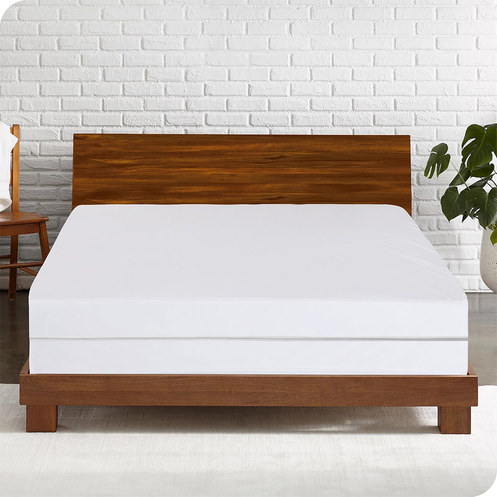 2XZippered Mattress Protector Waterproof and Bed Bug Proof Mattress Protector