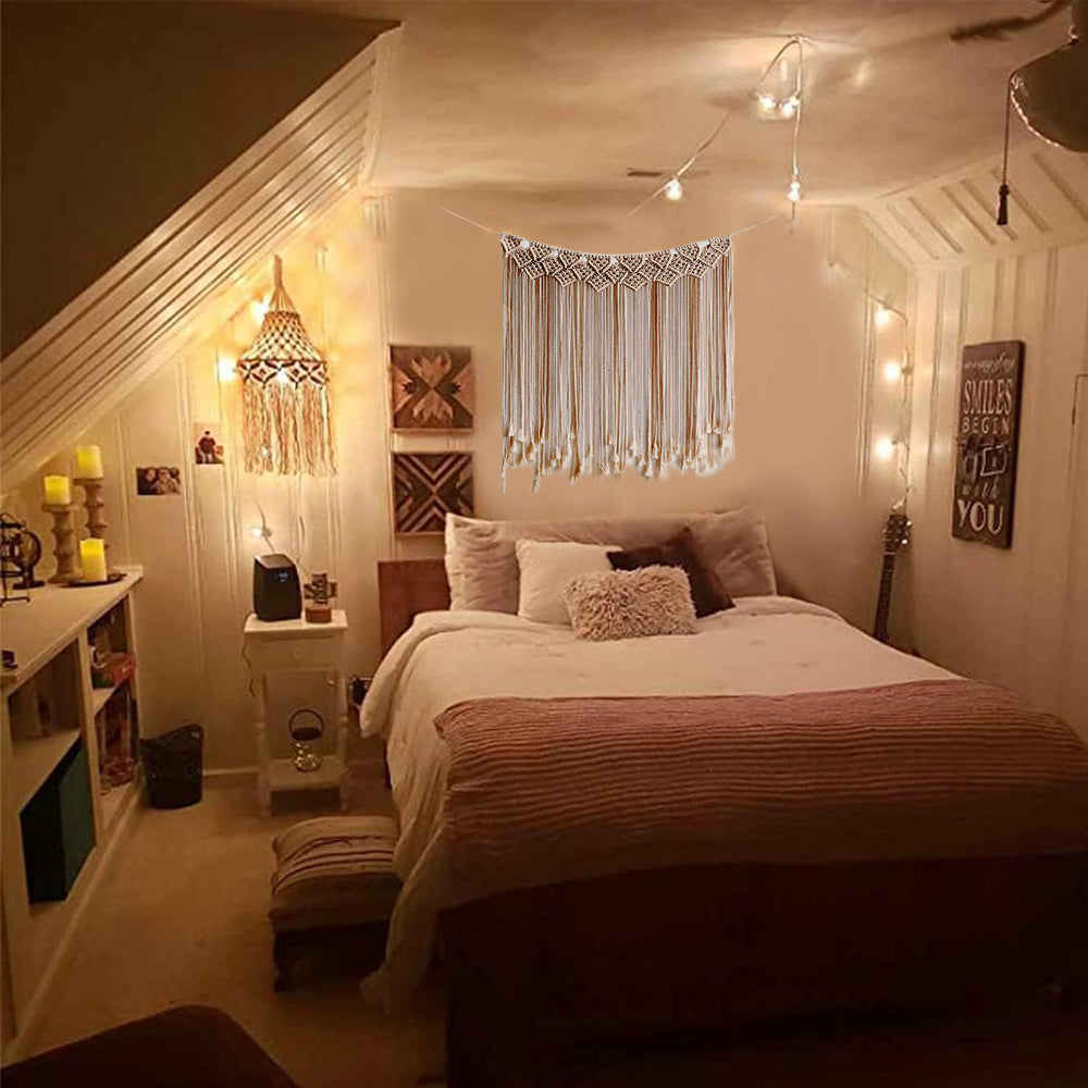 100x115cm Boho Macrame Tapestry Woven Wall Hanging