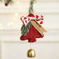 3pcs Jingle Bells Christmas Tree Decorations Plush Pendant Hanging Christmas Ornaments