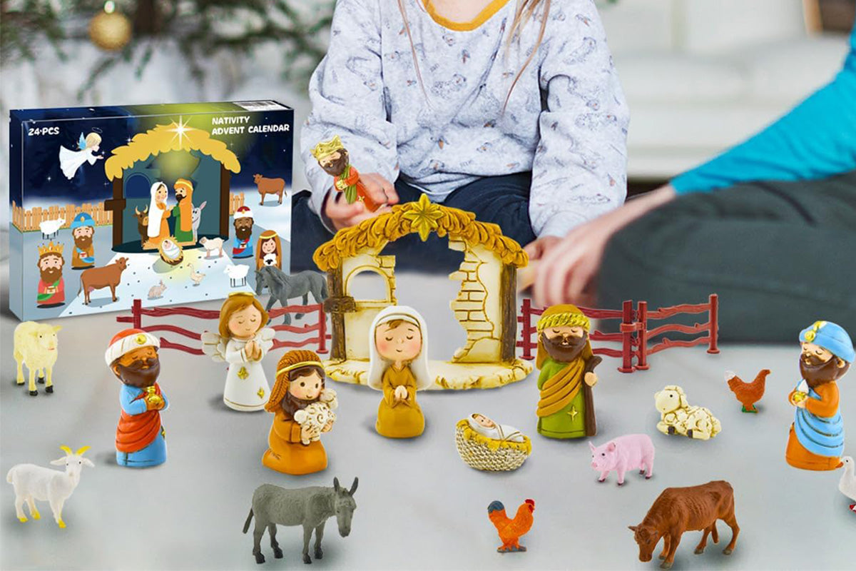 Nativity Advent Calendar for Jesus Birth Scene Blind Box