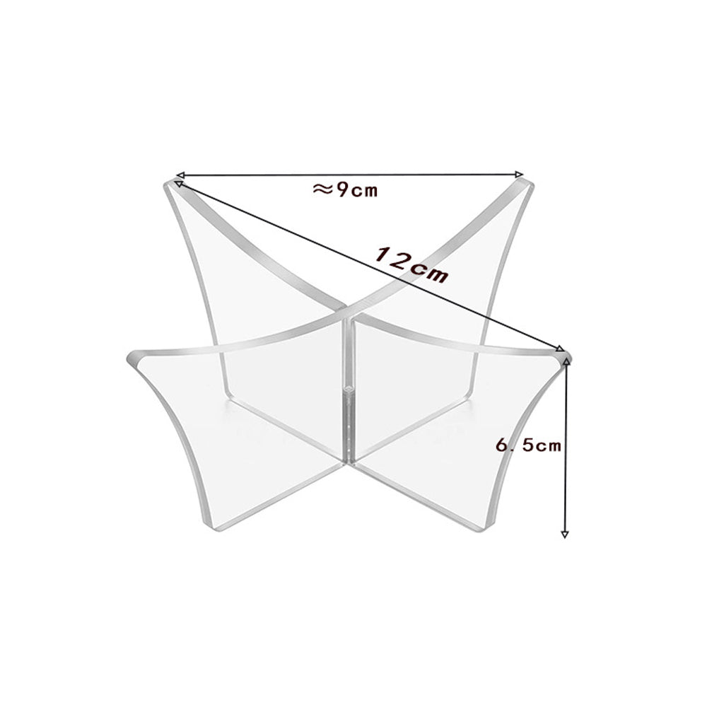 3Pcs Clear Acrylic Ball Stand for Display Rugby Basketball Football