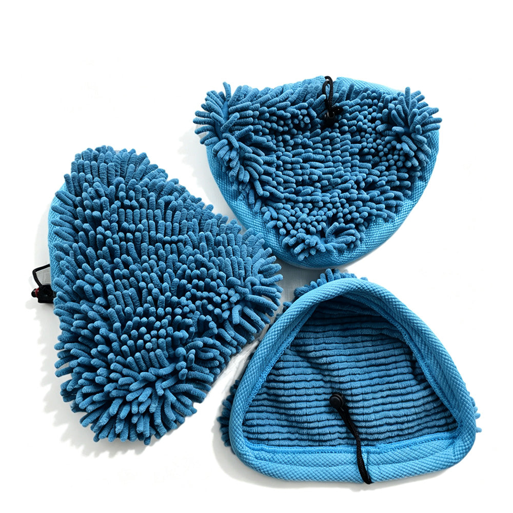 Chenille Mop Pad and Cloth Cover Compatible with H2O X5 Steam Mop