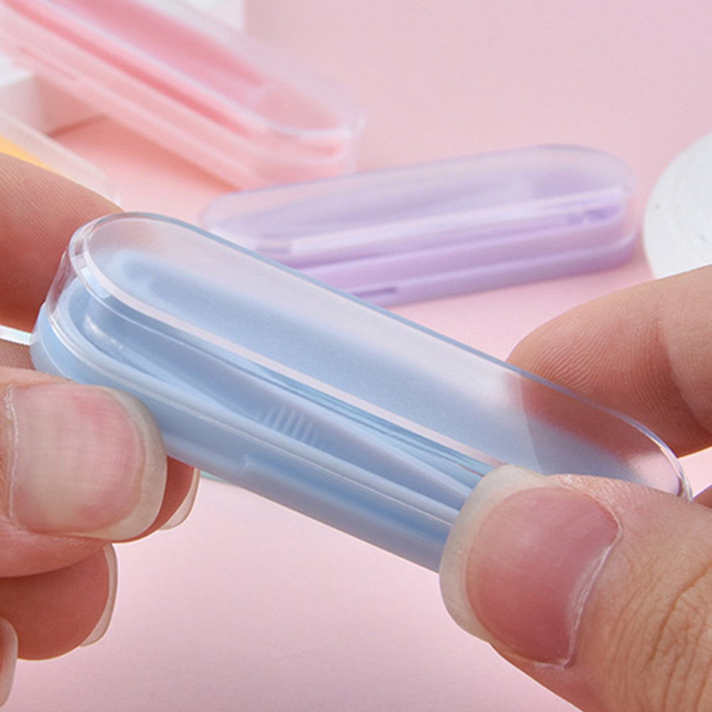 6 Pack Contact Lens Tool Kit Tweezers Inserter Remover Travel Case Set
