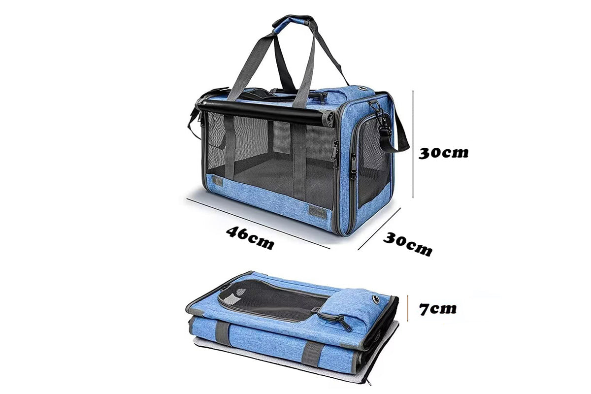 Pet Carrier for Large Cats Washable Dog Carrier Privacy Protection for Travel