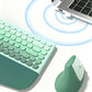 2.4G Wireless Keyboard and Mouse Set with Ergonomic Design 84 Key Keyboard and 6 Button Mouse