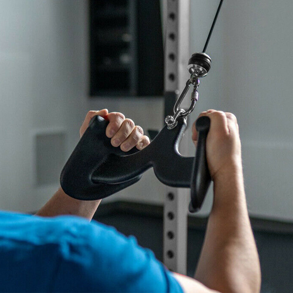 Back Exercise Pulley Attachment Lat Pulldown Handle for Cable Machine Home Gym