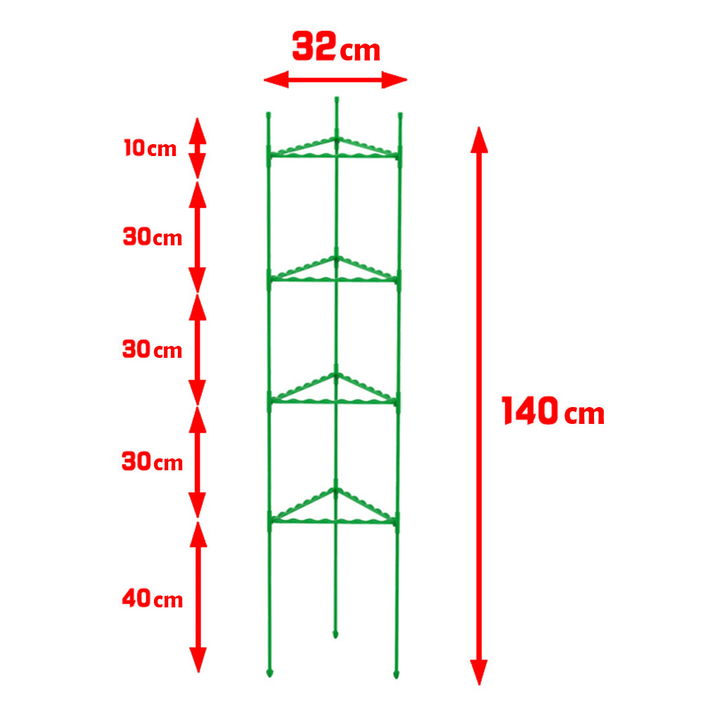 Tomato Cage Stake Arms Plant Stem Support for Garden