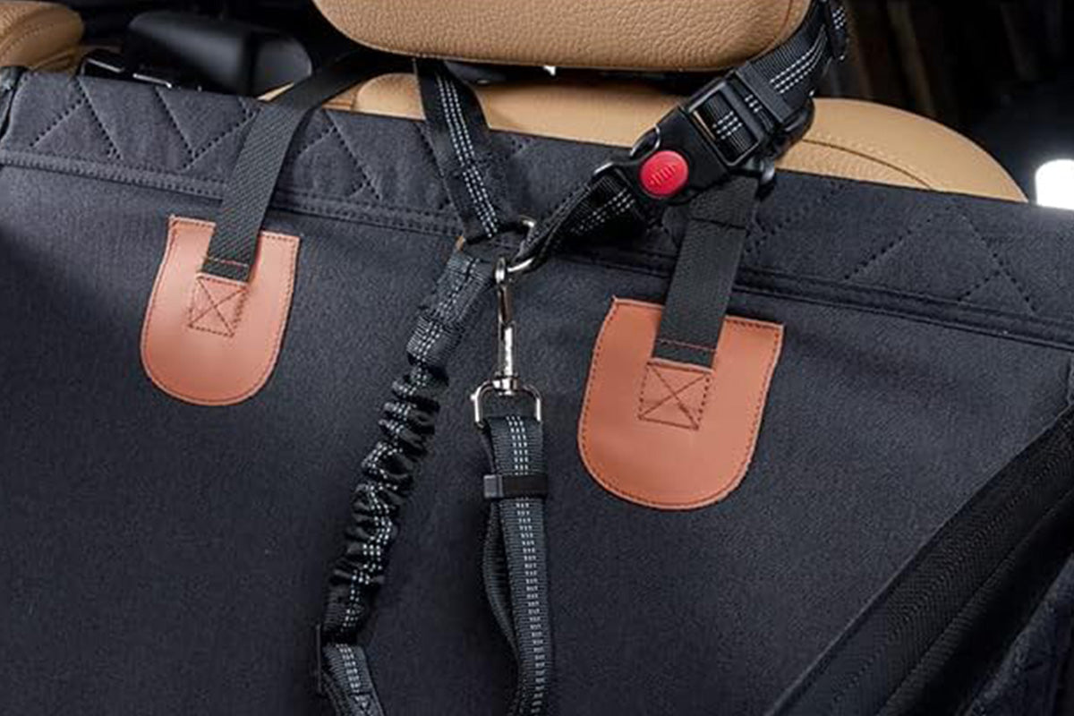 Large Dog Seat With Hard Bottom Back Seat Extender For Car