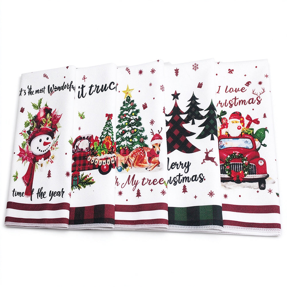 Microfibre Kitchen Tea Towels Dish Glass Cloths Towel
