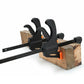 4 Pack Mini Bar Clamps for Woodworking F Type Clamps for Manual Work DIY Handmade Craft