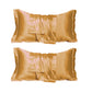 2Pcs 48x74cm Satin Pillowcase Solid Color Silk Soft Bedding Pillowcase