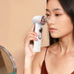 2-In-1 Cold and Heat Compress Blackhead Remover Pore Vacuum Suction Device with 6 Heads 5 Levels