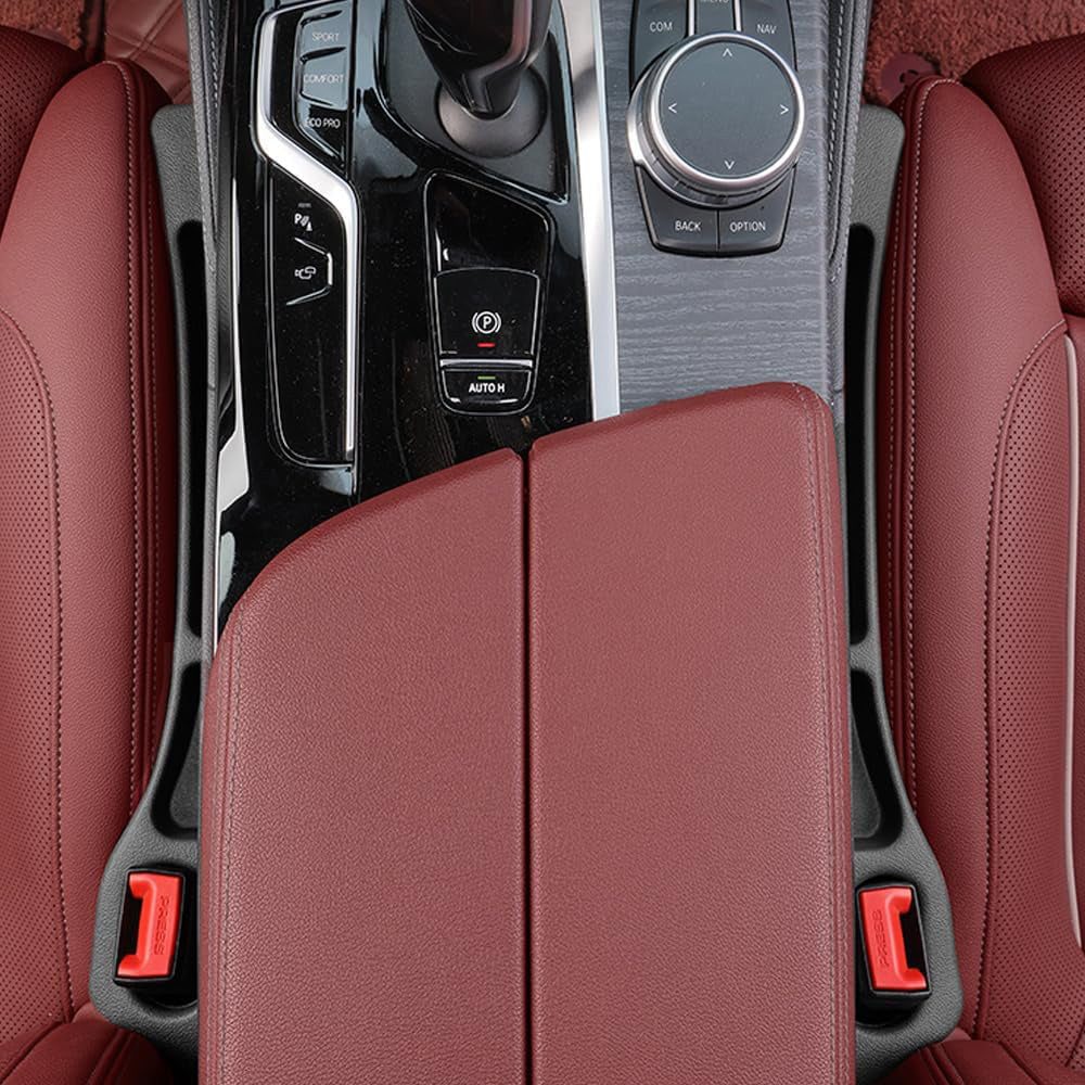 Universal 2PCS Seat Gap Filler Organizer With Storage Slot For SUV Truck Accessories