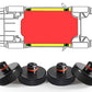 4-Pack Jack Pads TPE Rubber Lift Pad for Tesla Model 3 S X Y with Storage Bag