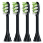 4Pcs Toothbrush Replacement Heads and Head Covers for Philips HY1100/1200/One Series