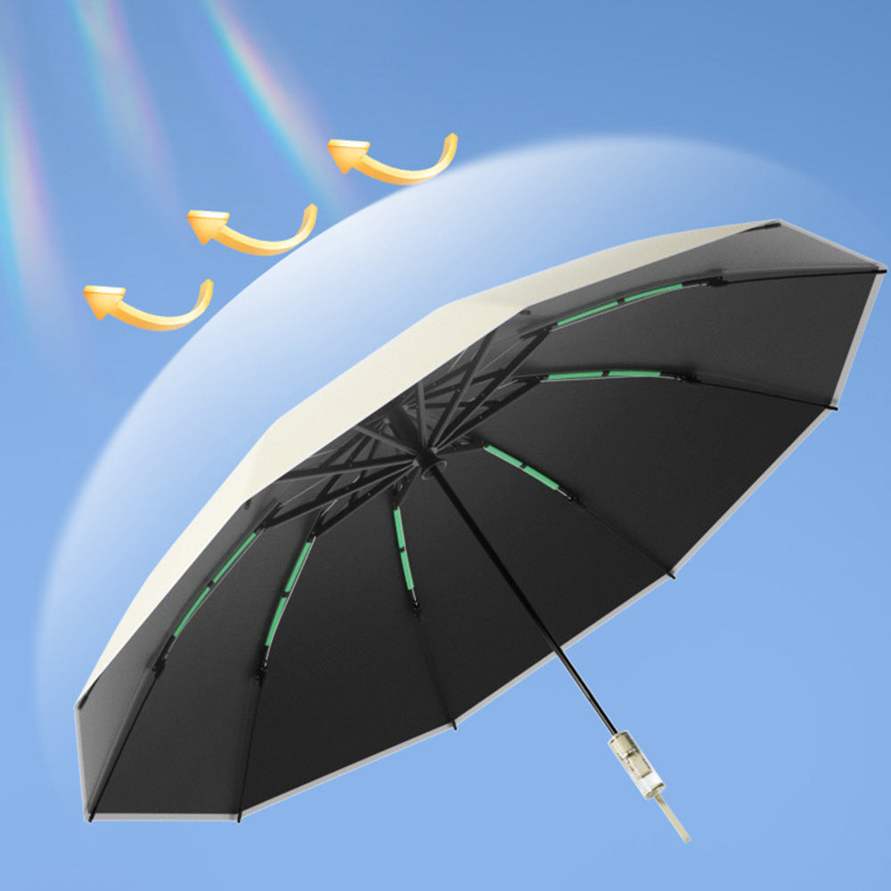 Easy Close Inverted Umbrella Compact Automatic Umbrella with Reflective Stripe