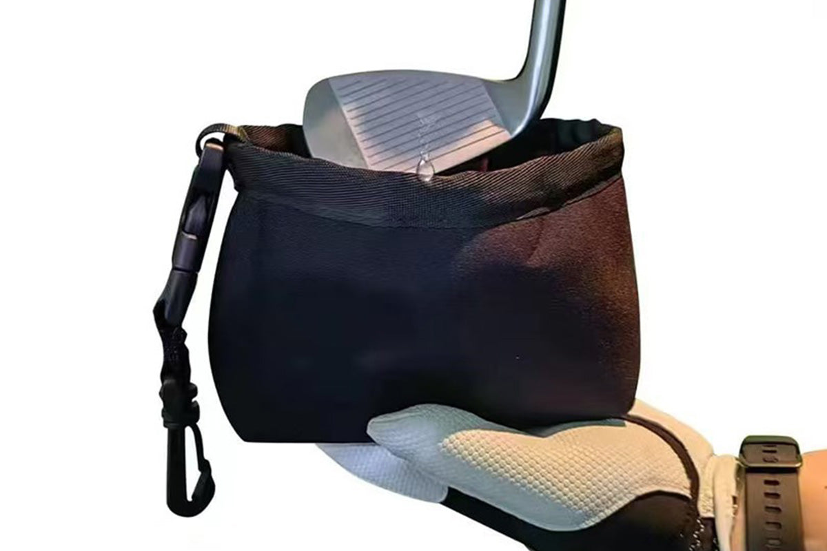 Golf Club and Golf Ball Cleaning Bag Waterproof Golf Club Cleaner