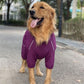 Dog Coat 4 Legs Covered Windproof Waterproof Dog Winter Jacket-Purple