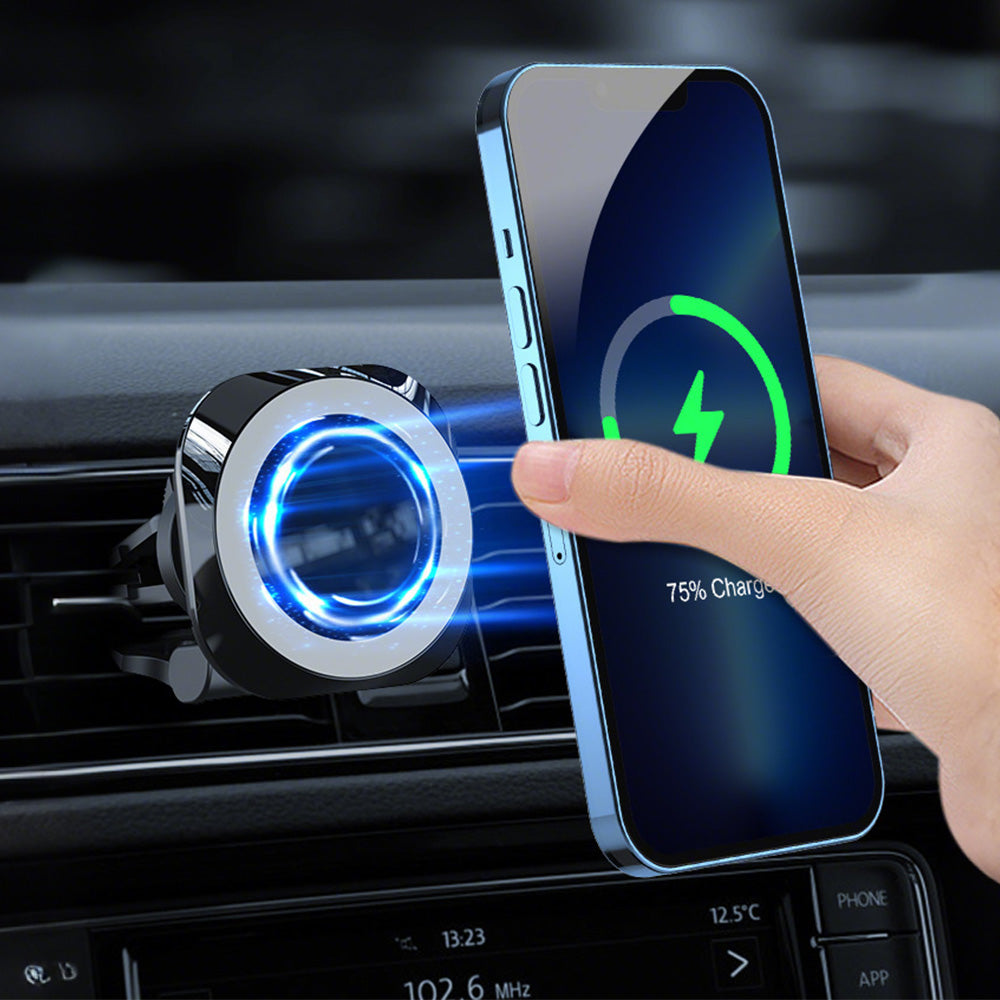 MagSafe Compatible 15W Wireless Car Charger Mount for iPhone