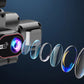 4-Channel WiFi Dash Cam with 64GB Memory Card Night Vision Car Recorder 1080P Car Camera 480P Dash Camera