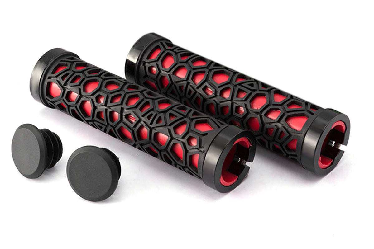 Lock-On Anti-Slip Bicycle Handlebar Grips for Mountain Bikes MTB