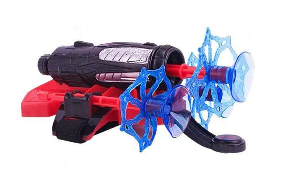 Spider Web Shooter Wrist Launcher Toy Set with Gloves Cosplay Superhero
