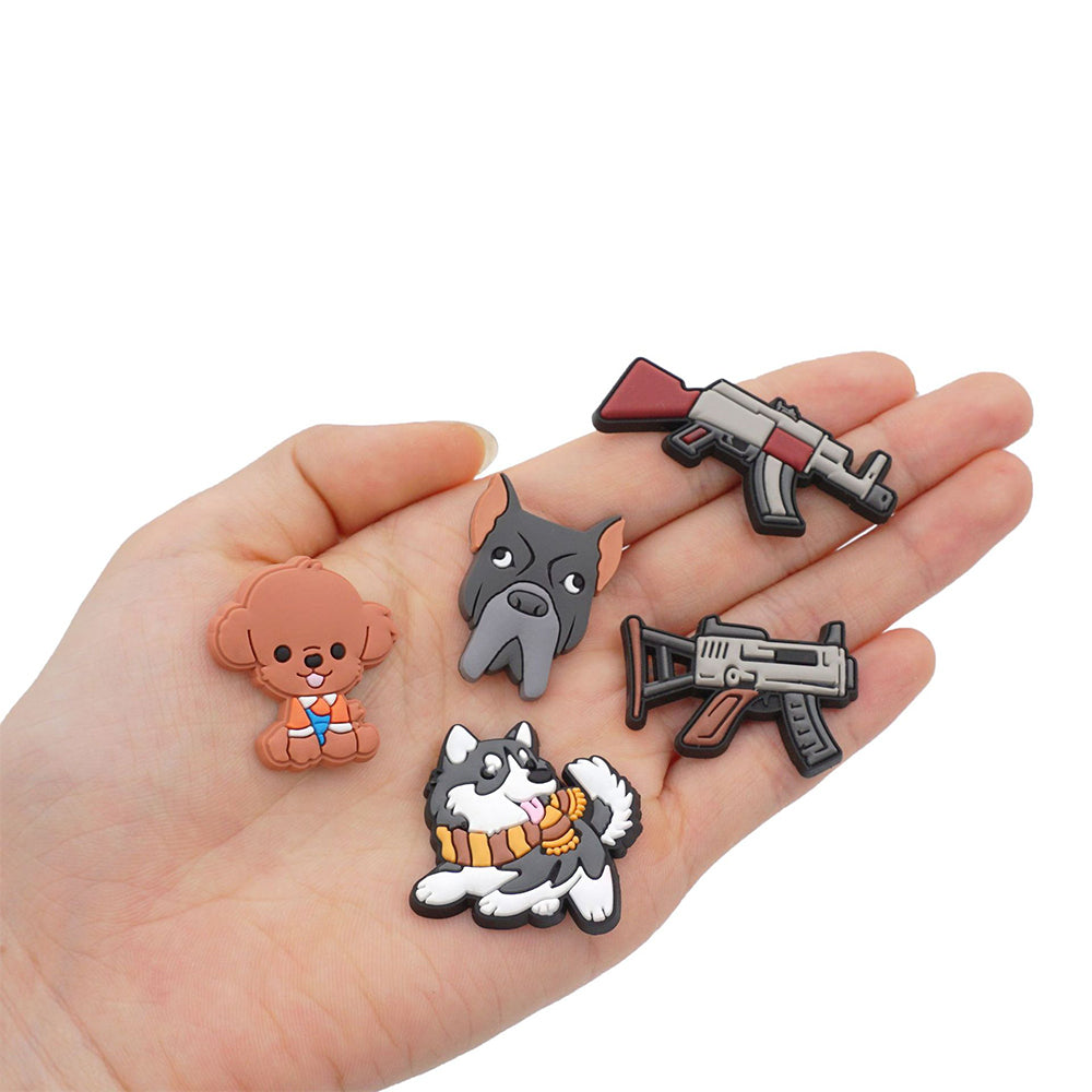 200Pcs Randomly Different Clip Sandals Shoes Charms Decoration