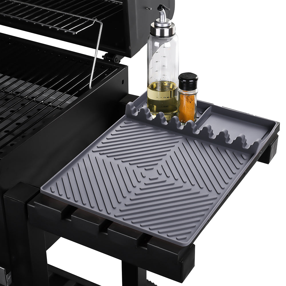 Microwave Outdoor BBQ Heat-Resistant Silicone Grill Mat for Griddle Tool