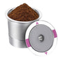 2 PCS Stainless Steel Coffee Filter Pods Compatible With Keurig 1.0 2.0 Reusable K Cups