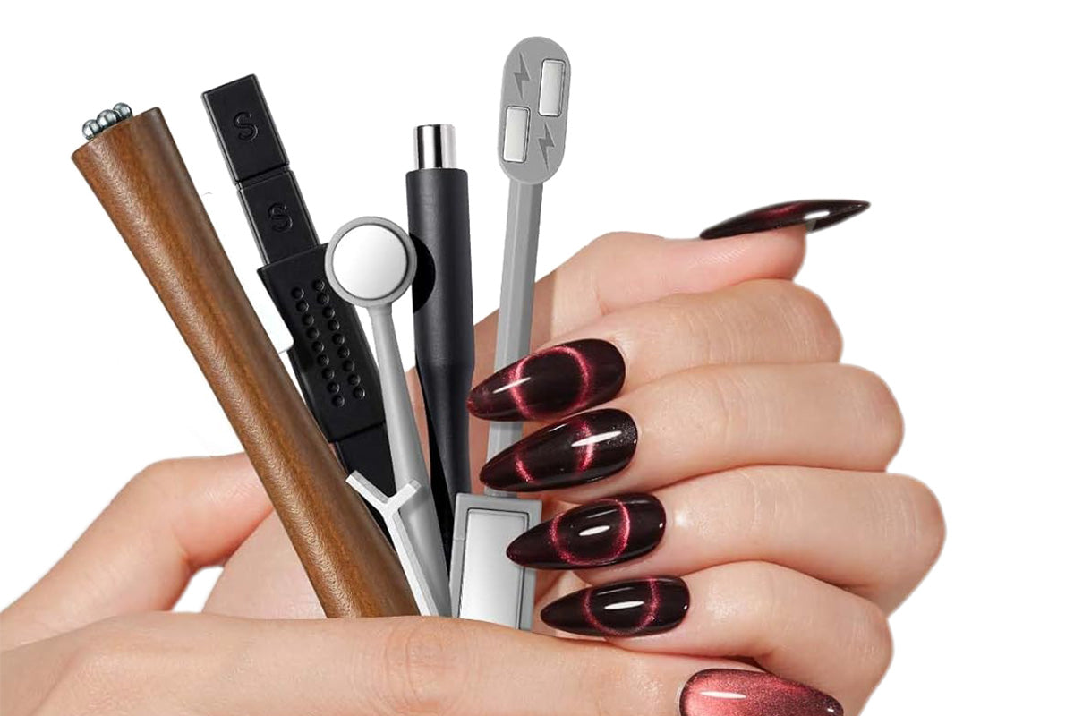 Cat Eye Nail Art Set with Pen
