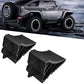 2 PCS Rubber Wheel Chocks Anti Slip Parking Wheel Chocks for Cars SUV Trucks