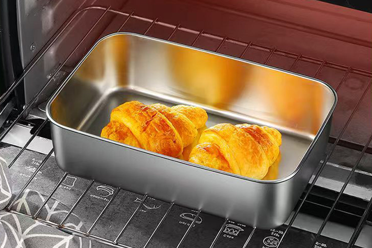 5Pcs Stainless Steel Food Storage Containers with Lids for Picnic Travel