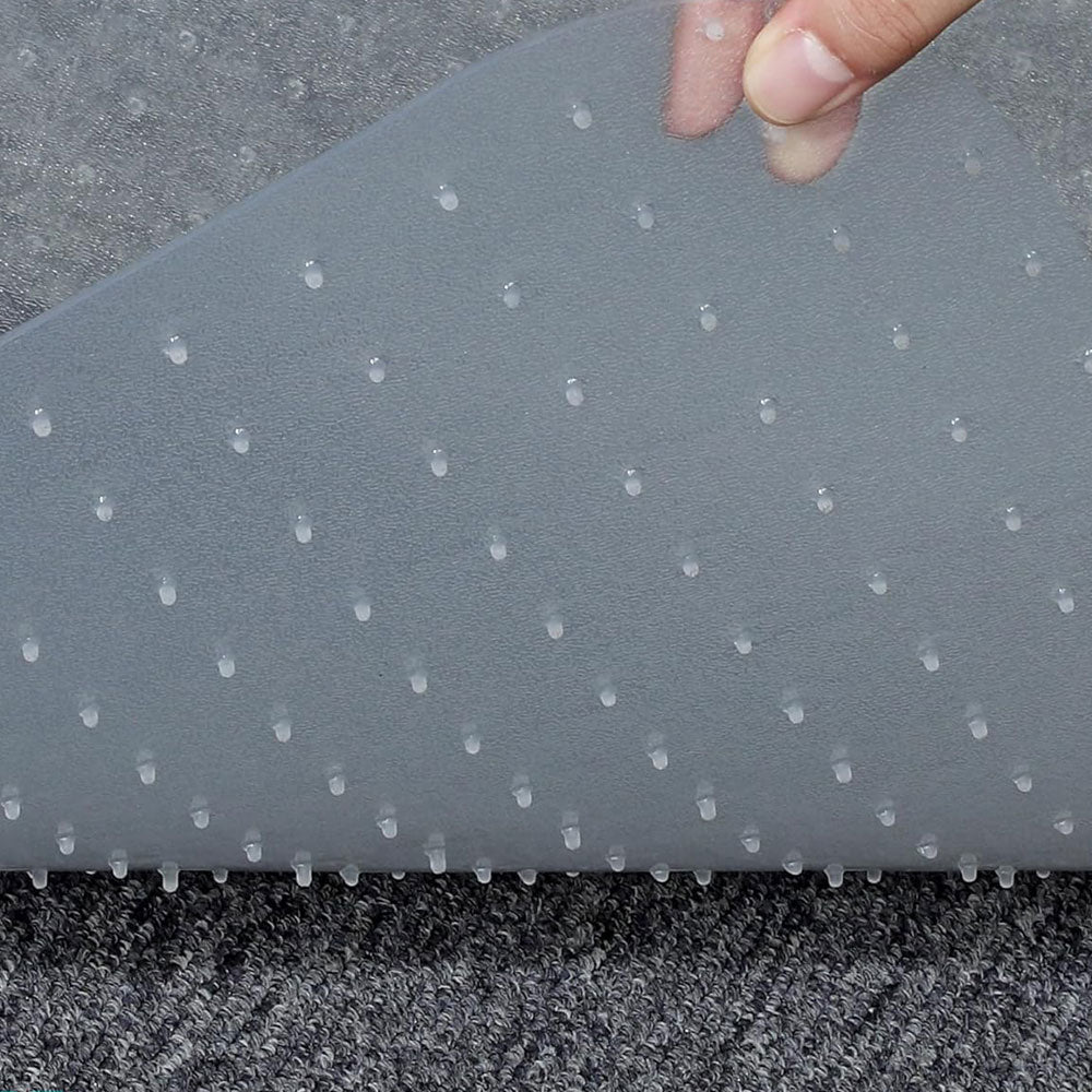 Non Slip Office Chair Desk Floor Mat Computer Carpet PVC Plastic Frosted Protector