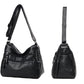 Women's Two-Layer PU Leather Crossbody Bag Shoulder Bag
