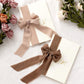 3 Rolls Yard Chiffon Ribbon Set Mixed Color Handmade Fringe Fabric Ribbon