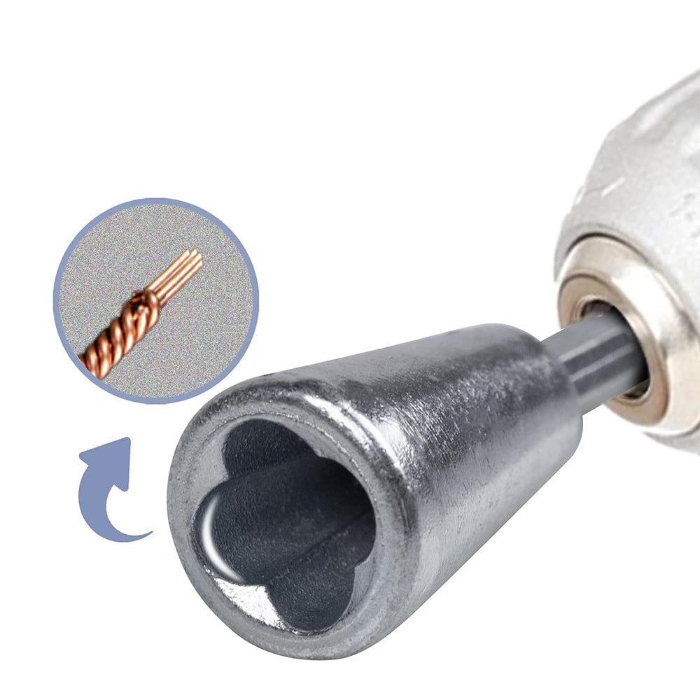 2Pcs Wire Twisting Nut Tool for Electric Drill