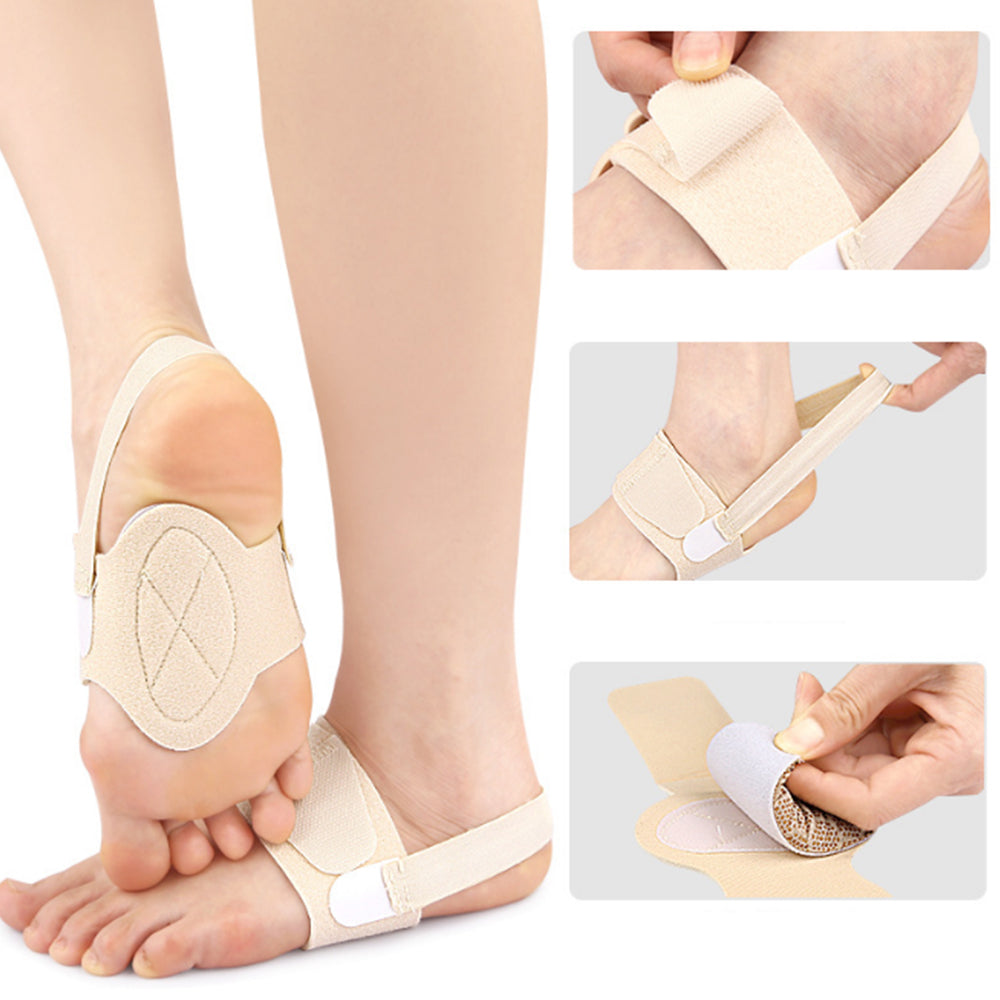 2Pcs Arch Support Braces for Flat Foot Correction Insoles
