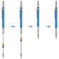 2mm 2B Lead Holder Pen Automatic Mechanical Drafting Drawing Pencil Art Tool with 12 Refills