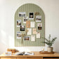 Large Arched Felt Bulletin Board with 30 Push Pins for Home Office School