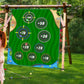 Double-Sided Golf Chipping Practice Mat for Indoor and Outdoor Use