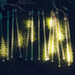 8 Tube 288 LEDs Solar Powered Christmas Meteor Shower Lights
