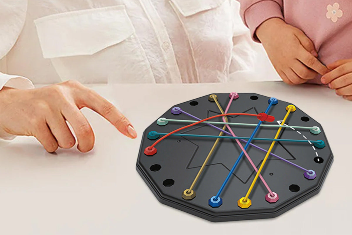 Rope Untangling Puzzle Game Educational Brain Teasing Logic Board Game