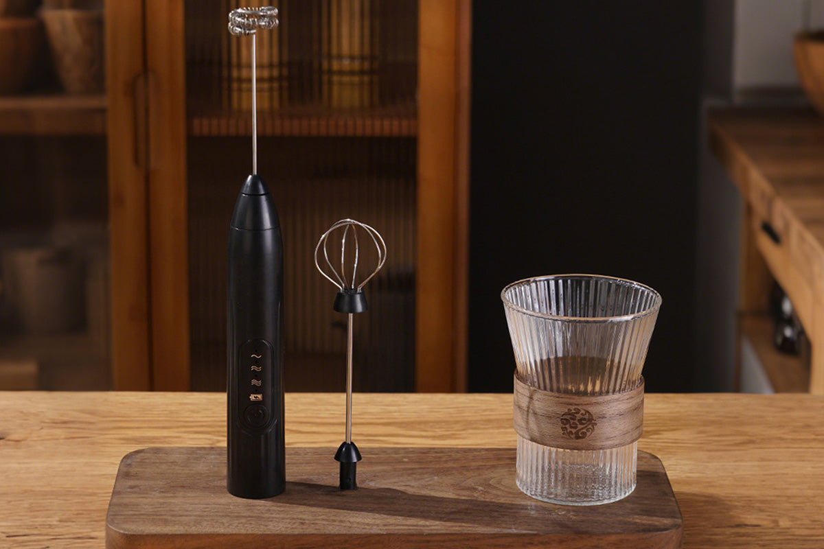 USB Charging Electric Egg Beater Milk Frother Handheld Drink Coffee Foamer