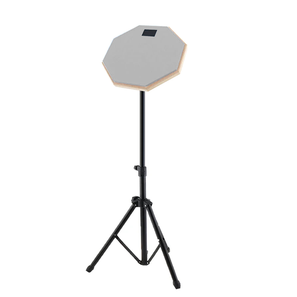 20cm Rubber Practice Drum Pad with Drum Stand