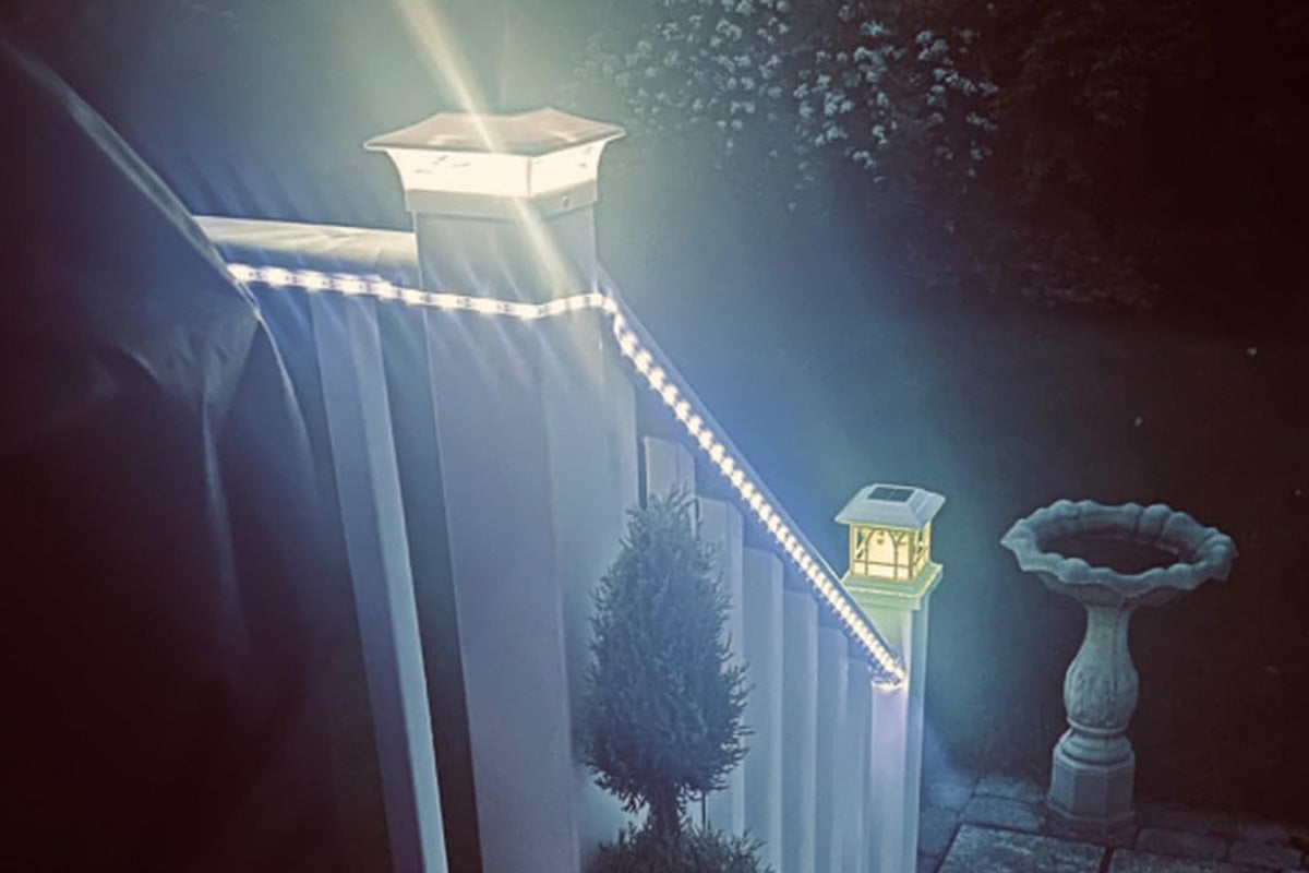 5 Meter Solar LED Strip Lights for Garden Steps Stairs Pool Porch Pergola Decor
