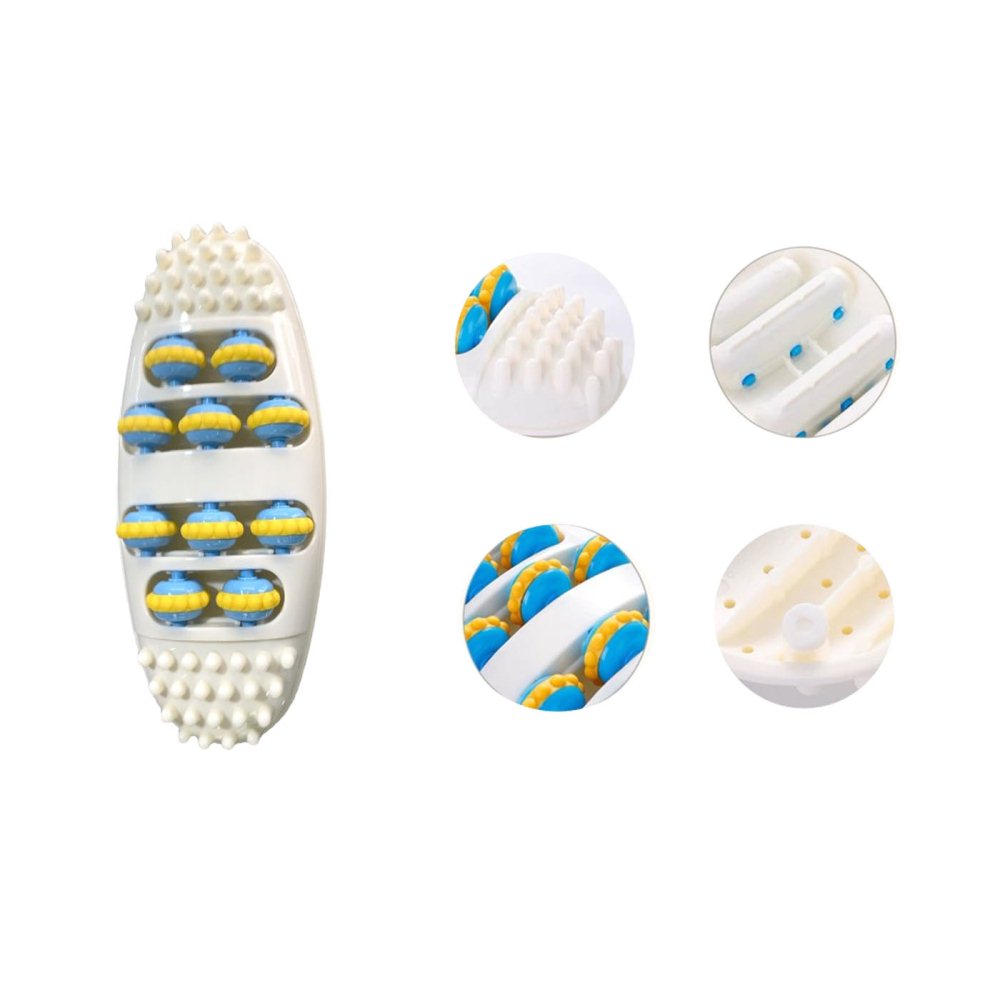 2Pcs Elliptical Foot Massagers Roller Press Foot Finger Press Plates