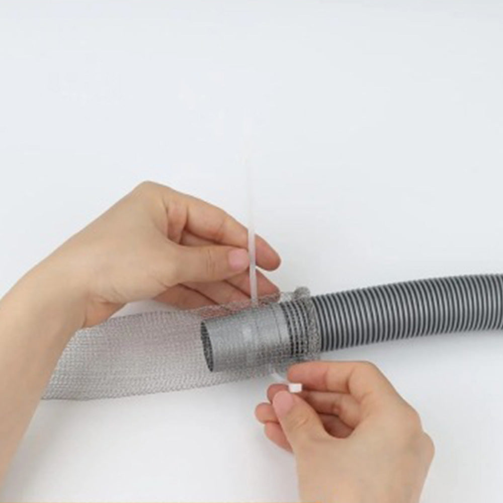 24Pcs Stainless Steel Washing Machine Drain Filter - Universal Drain Filter with Cable Ties